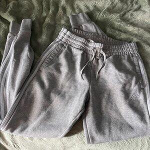 Adidas Adult Light Gray Sweatpants